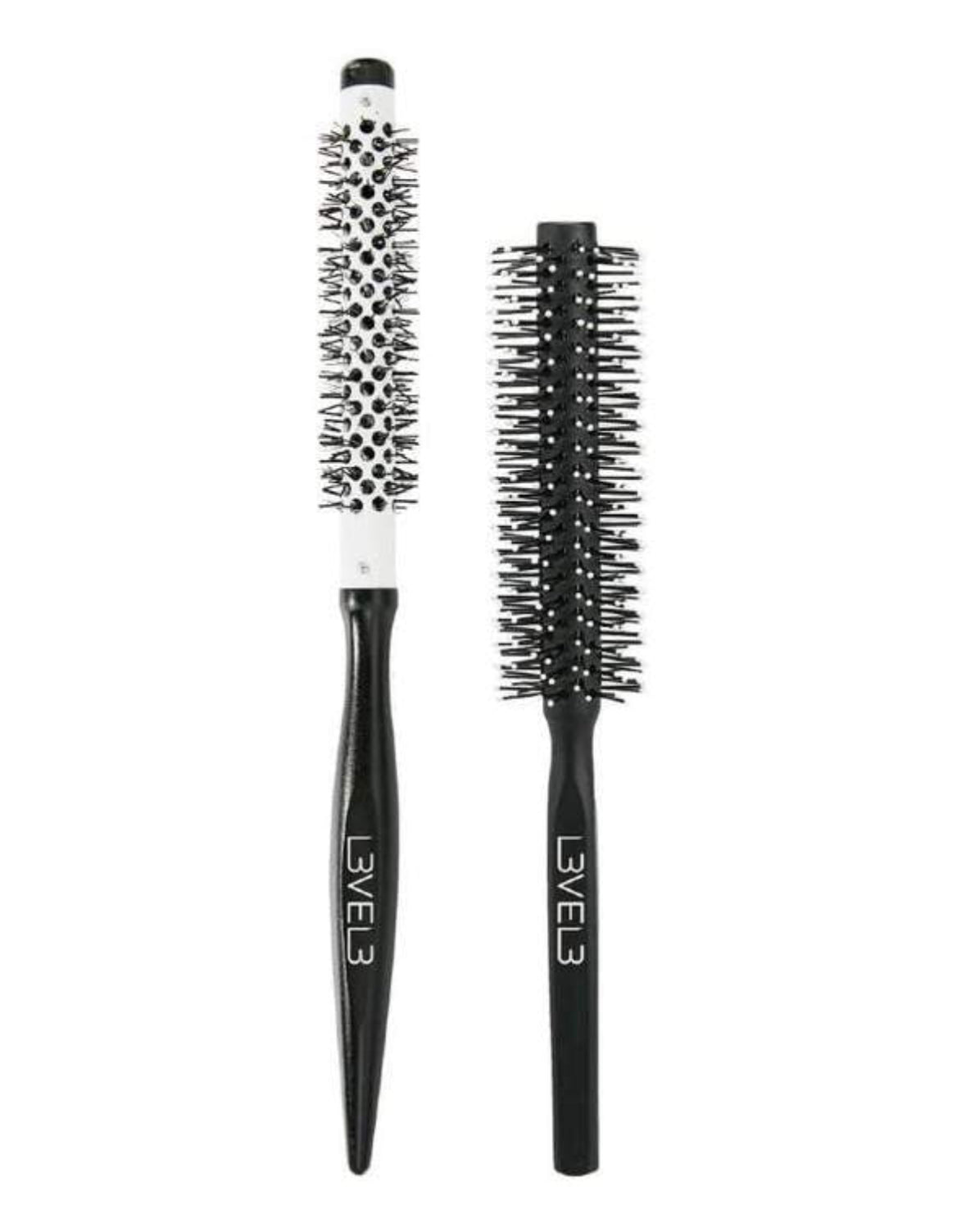 L3VEL 3 Wooden Round Brush Set