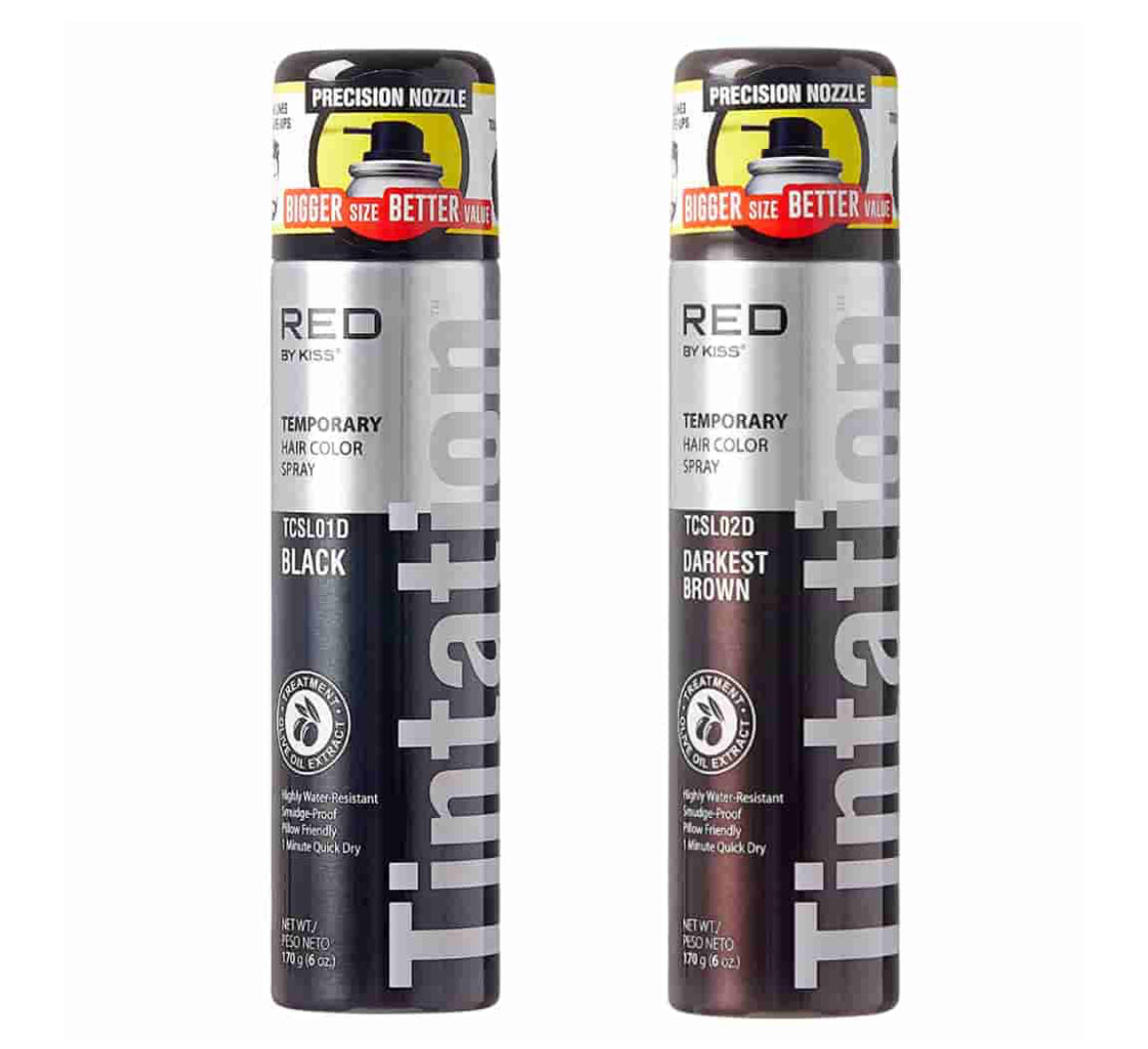 Kiss Tintation Temporary Hair Color Spray 6oz