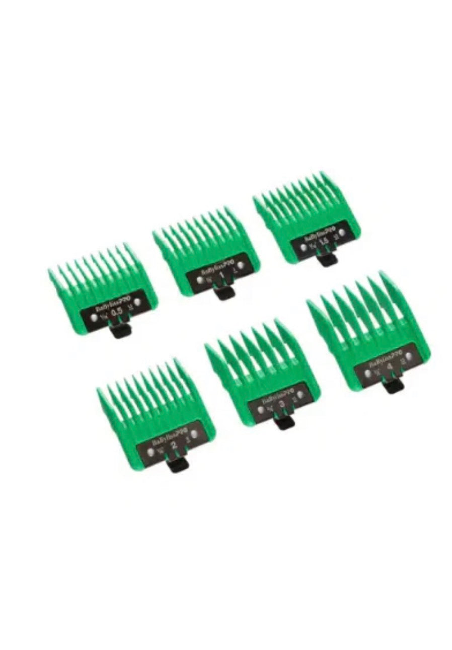 BabylissPRO X Tomb45 Precision Clipper Guards Green-FXPCG2