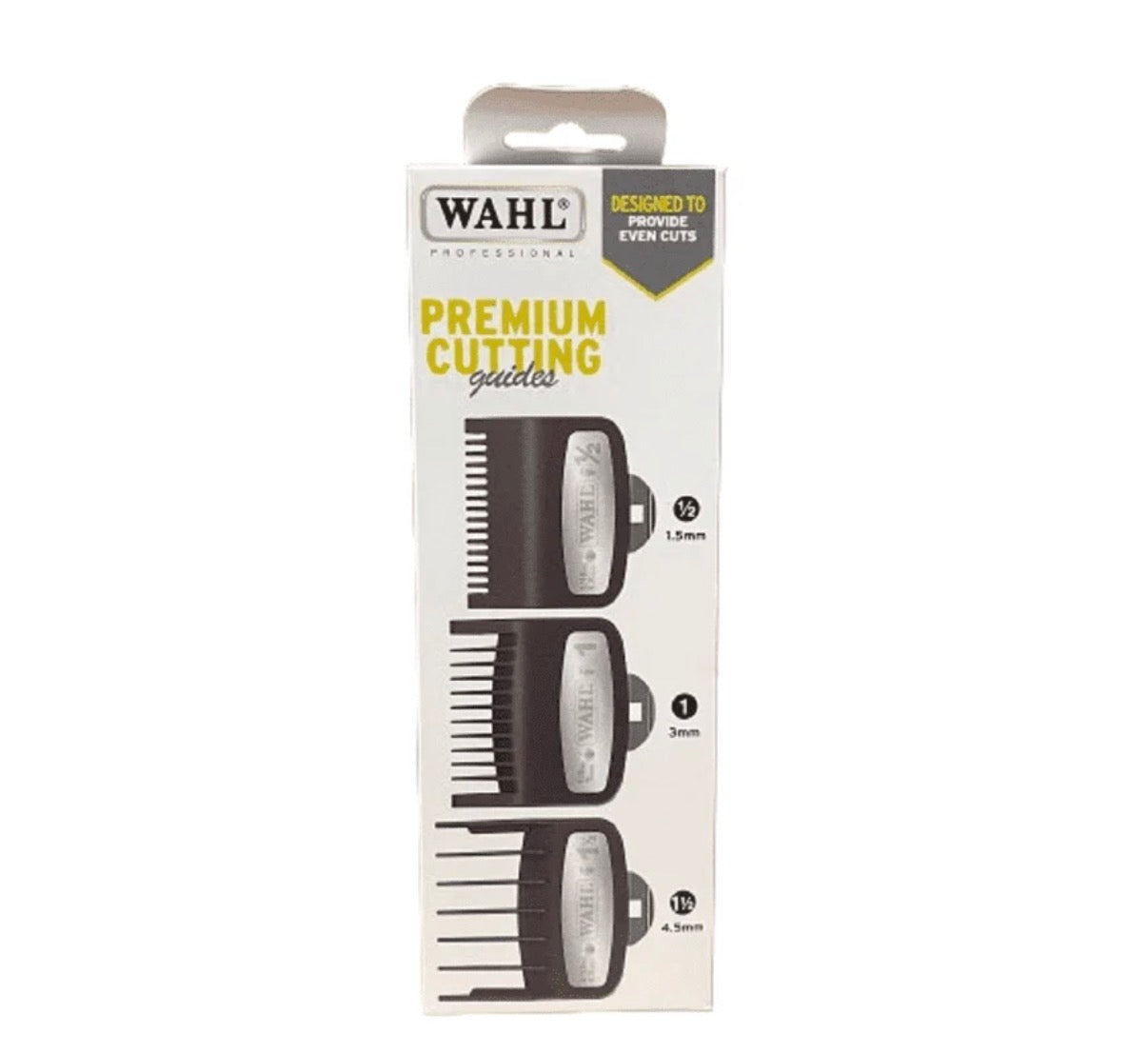 Wahl Premium Cutting Guide with Metal Secure Clip Combo Set #1/2, #1, #1 1/2