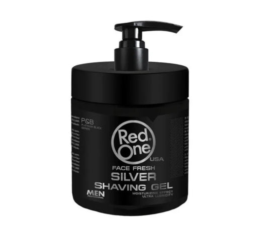Red One Shaving Gel Silver 33.8 oz / 1000 ml