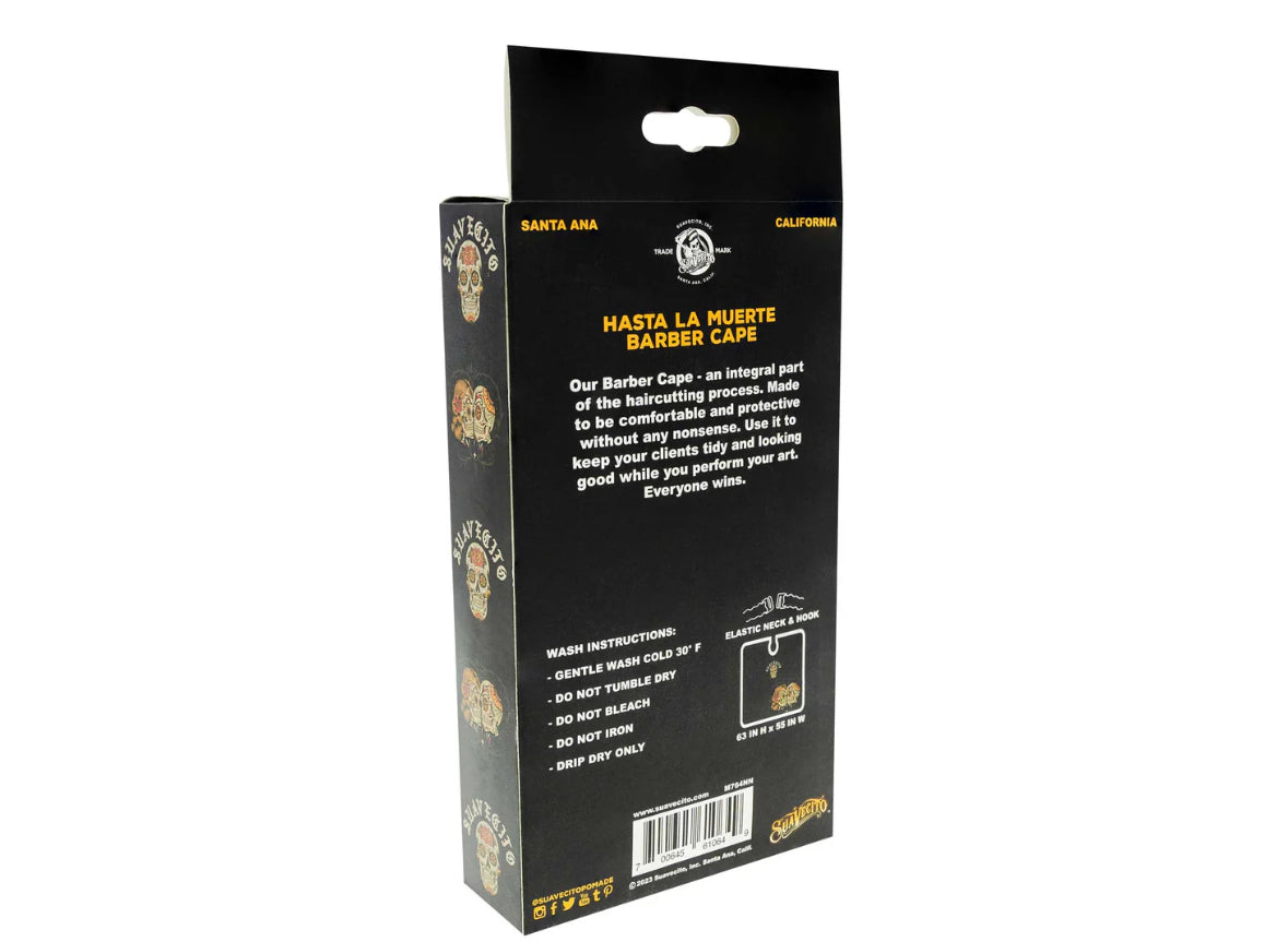 Suavecito Hasta La Muerte Barber Cape