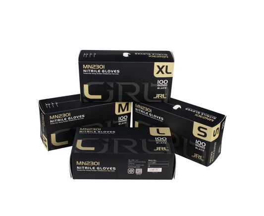JRL Professional Nitrile Gloves - Black (100ct)