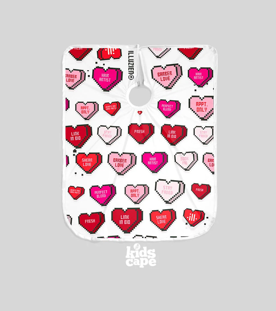 Illuzien 8 Bit Candy Heart Pro Kids Cape