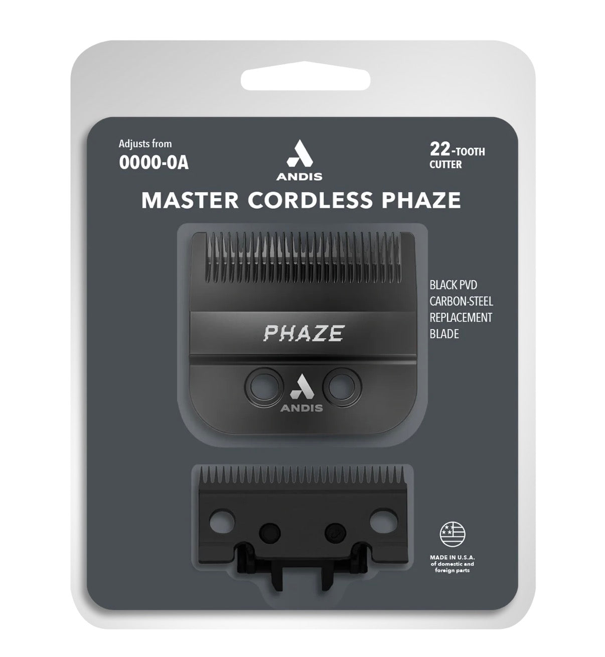 Andis Phaze 22-Tooth Replacement Blade - MLC