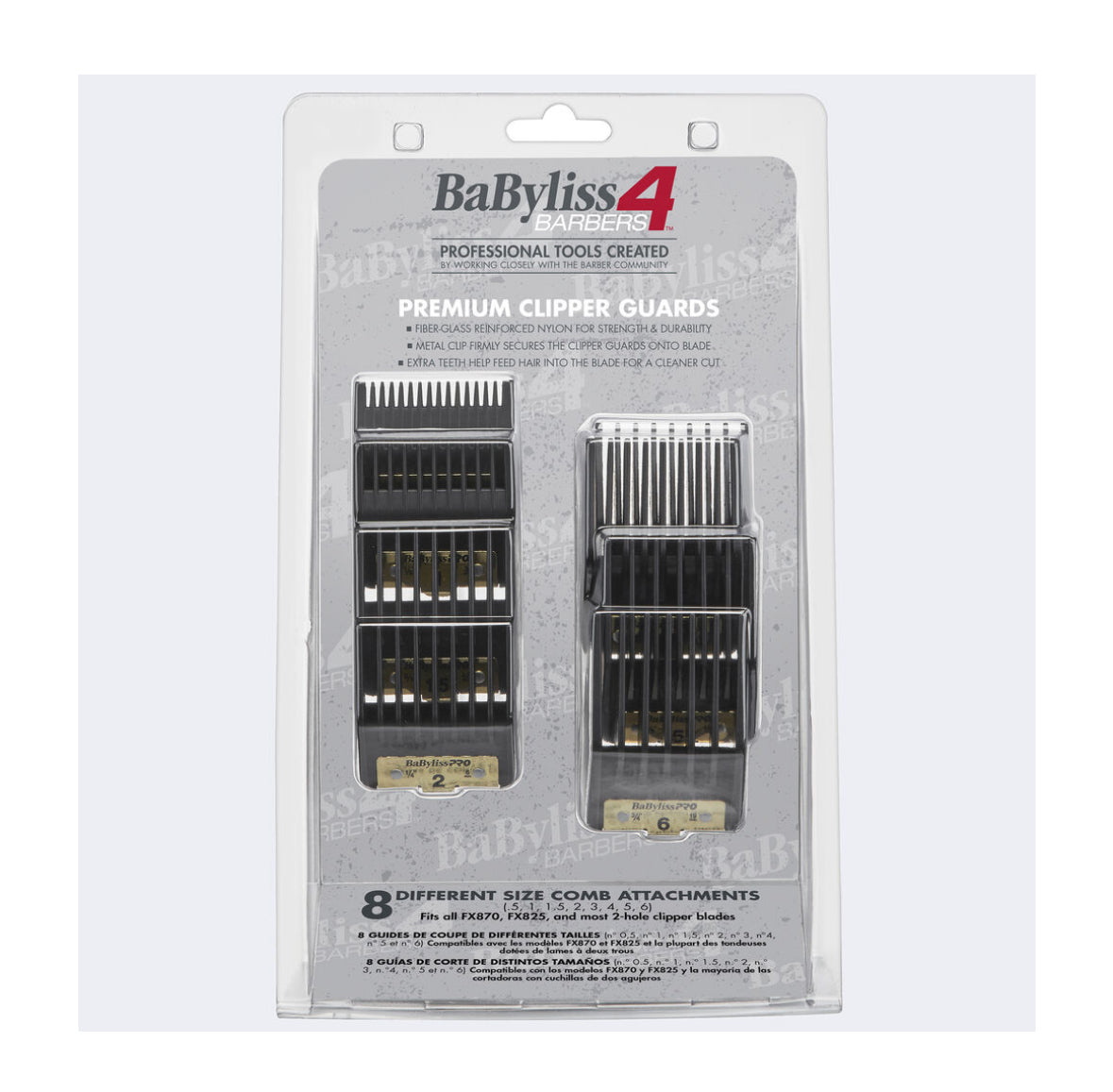 BabylissPRO Premium Clipper Guards