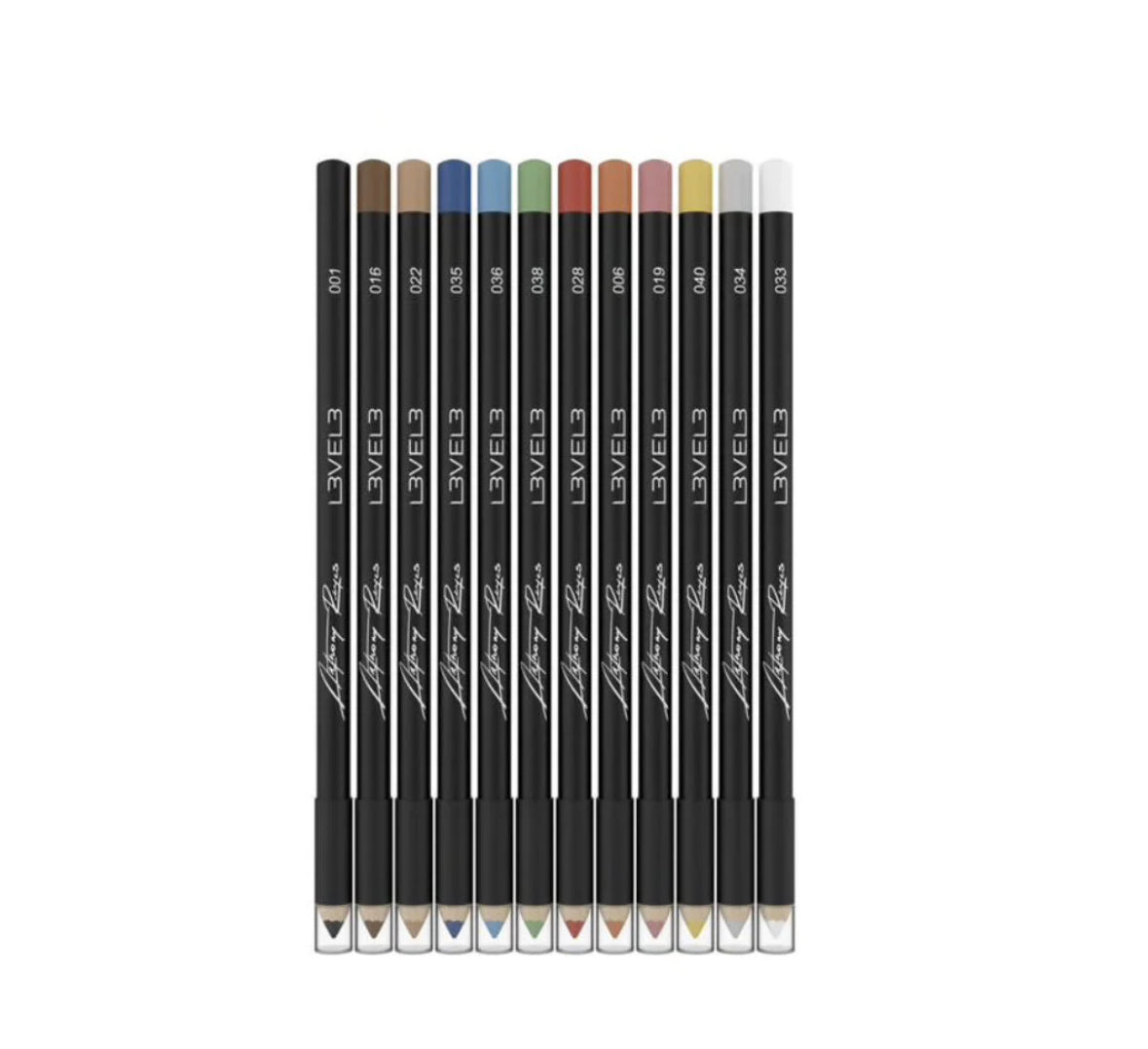 L3VEL 3 Color Liner Pencil 12 PC