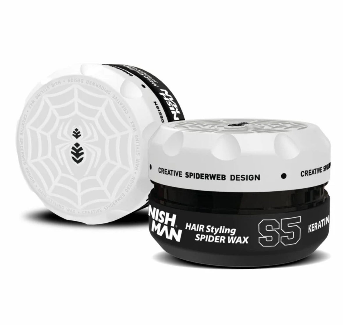 Nishman Hair Styling Spider Wax S5 Keratin 5 oz