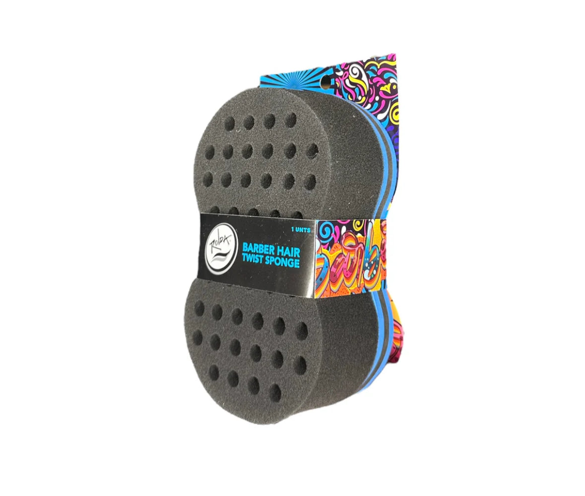 Rolda - Barber Twist Sponge Brush for Hair Flat