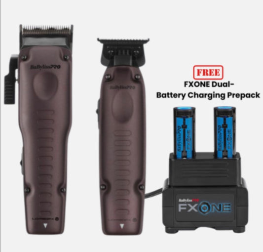 BaBylissPRO FXONE LO-PROFX Nightfall Collection Clipper & Trimmer Set (battery included )