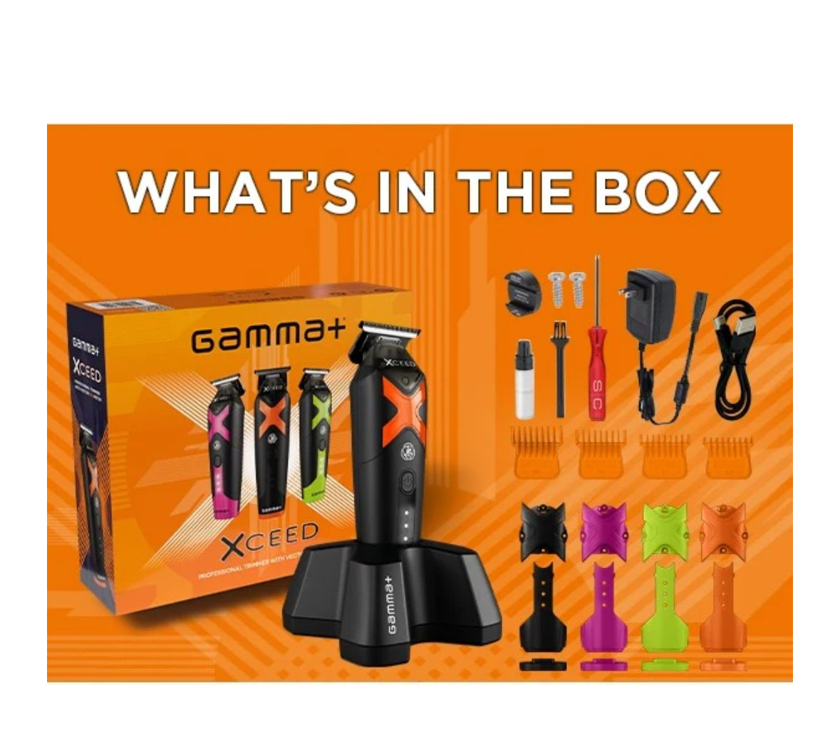 Gamma+ XCEED Professional IN2 Vector Motor Cordless Trimmer