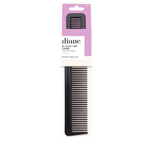 Diane Flat Top Comb- Black