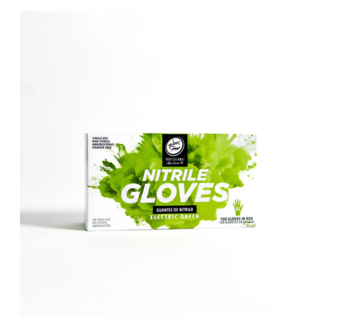 Rolda Nitrile Gloves 100pk - Electric Green
