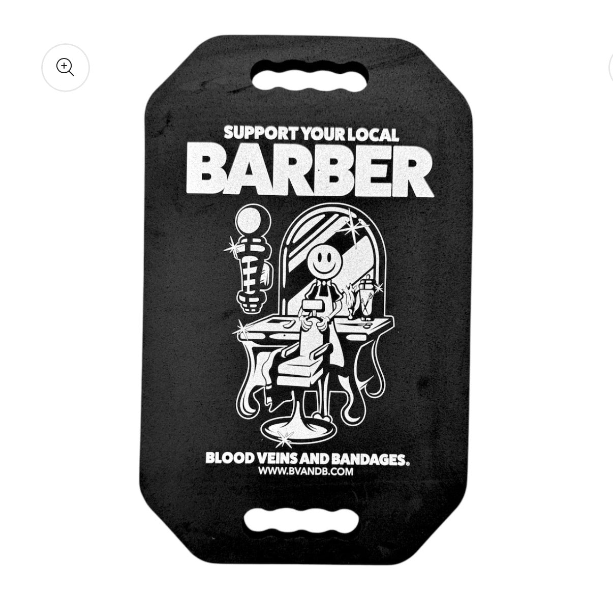 BVANDB Support Your Local Barber - Foam Mirror