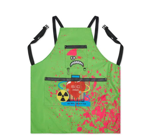 Stylecraft Radioactive Barber & Stylist Apron Green