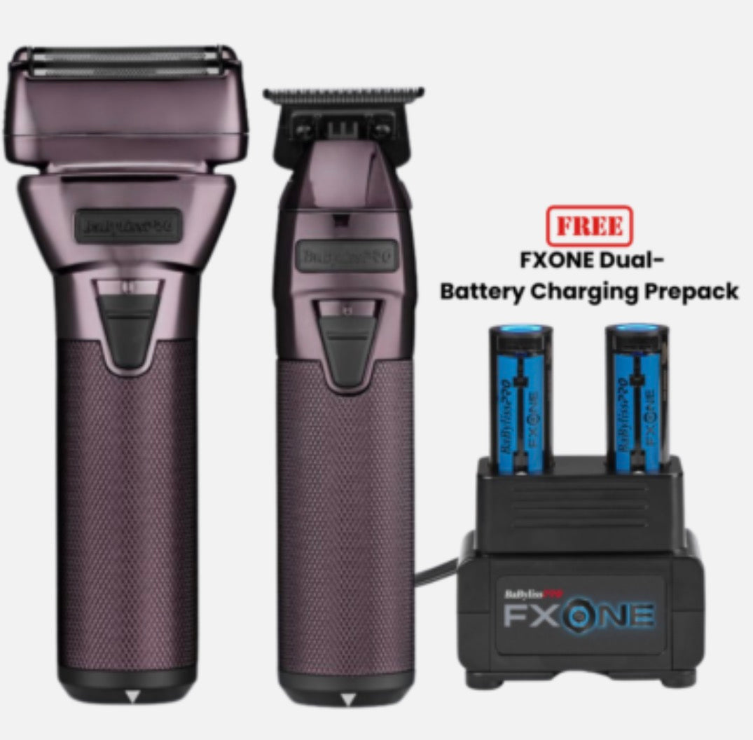 BaBylissPRO FXONE Nightfall Collection Shaver & Trimmer Set (battery included)