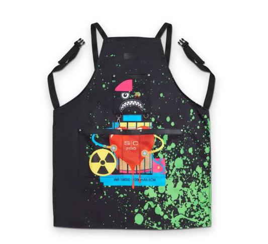 Stylecraft Radioactive Barber & Stylist Apron Black