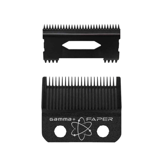 Gamma+ DLC Fixed Faper Blade + Moving Black Diamond Carbon Slim Tooth Cutter