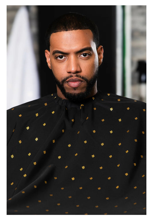 THE BARBER CAPE - 24K GOLD COLLECTION