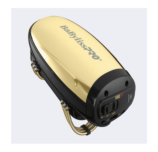 BaBylissPRO VIBEFX Cord/Cordless Massager (GOLD)