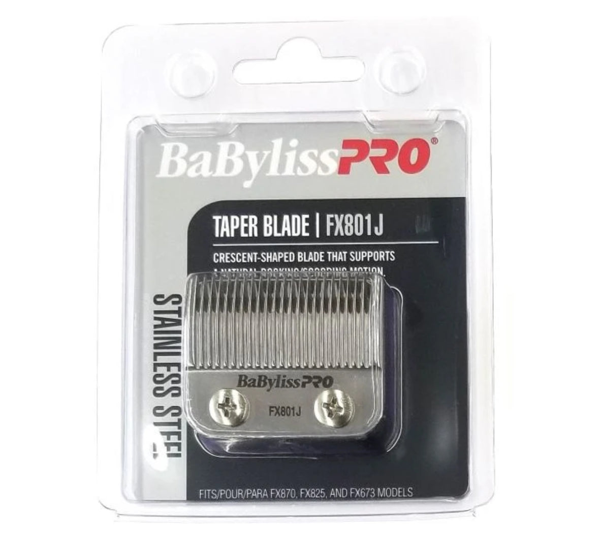 BabylissPRO Stainless Steel Taper Replacement Blade (FX801J)