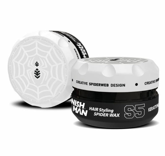 Nishman Hair Styling Spider Wax S5 Keratin 5 oz