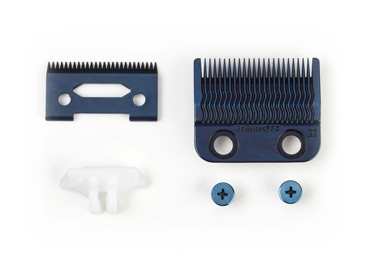 BabylissPro Blue Titanium Metal-Injection Molded Precision Fade Blade