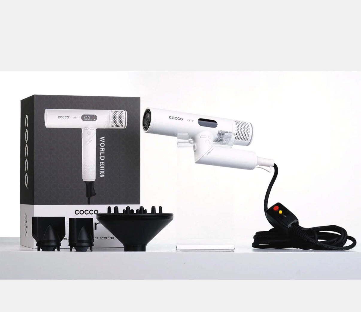 Cocco Air Hair Dryer White
