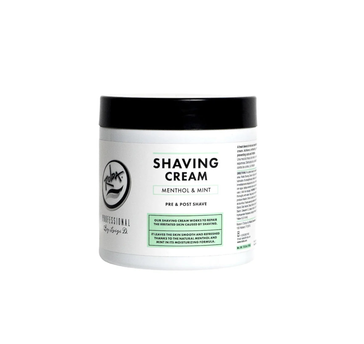 Rolda - Menthol & Mint Shaving Cream For Sensitive Skin
