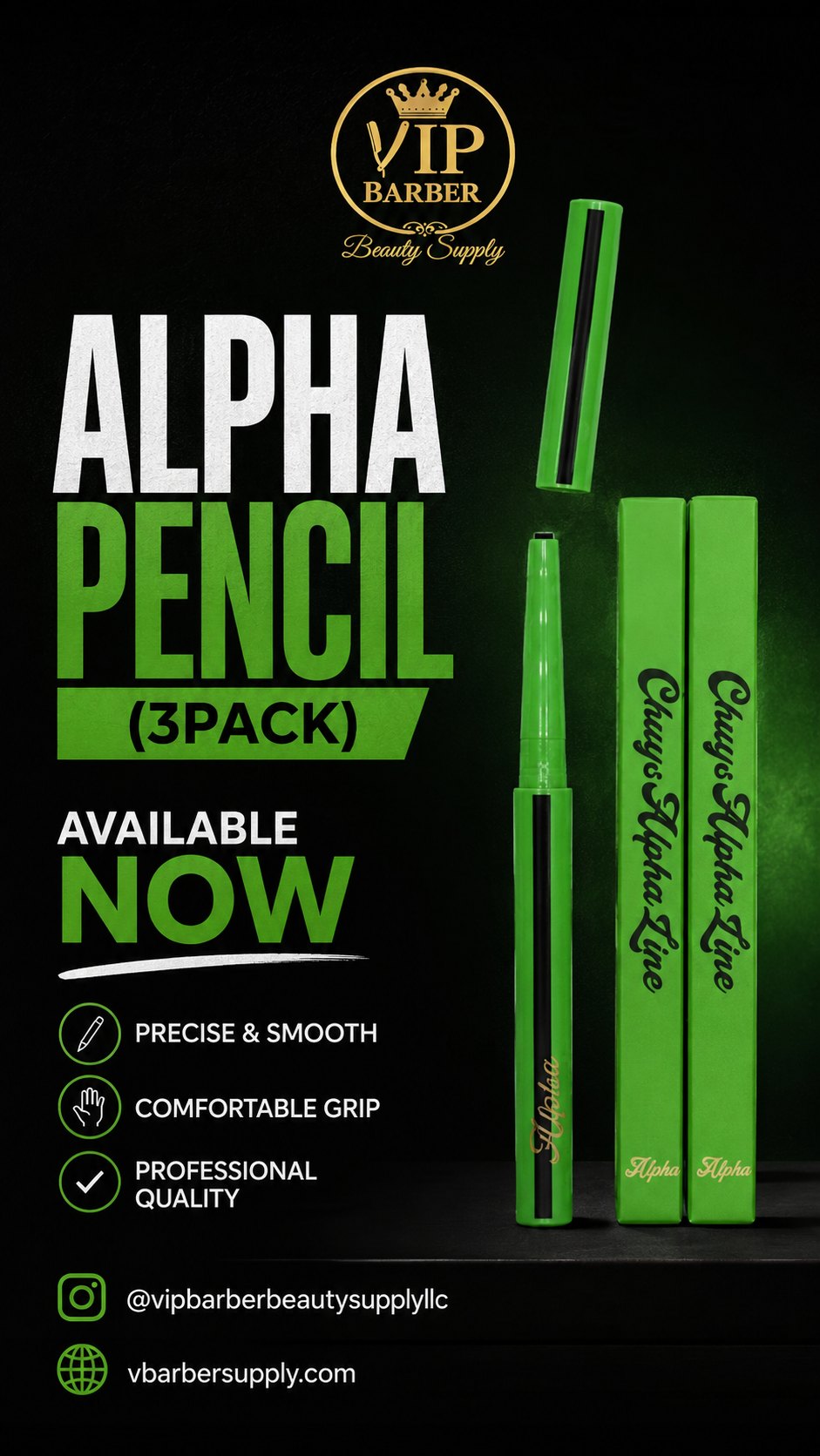 Alpha Pencil 3 pencils
