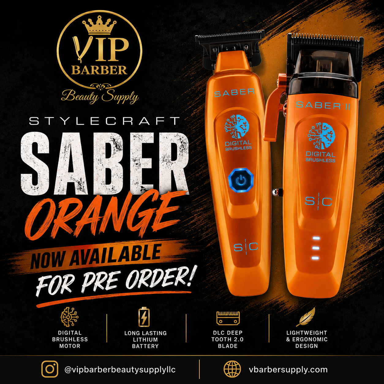 Stylecraft Saber Orange Clipper Pre Order
